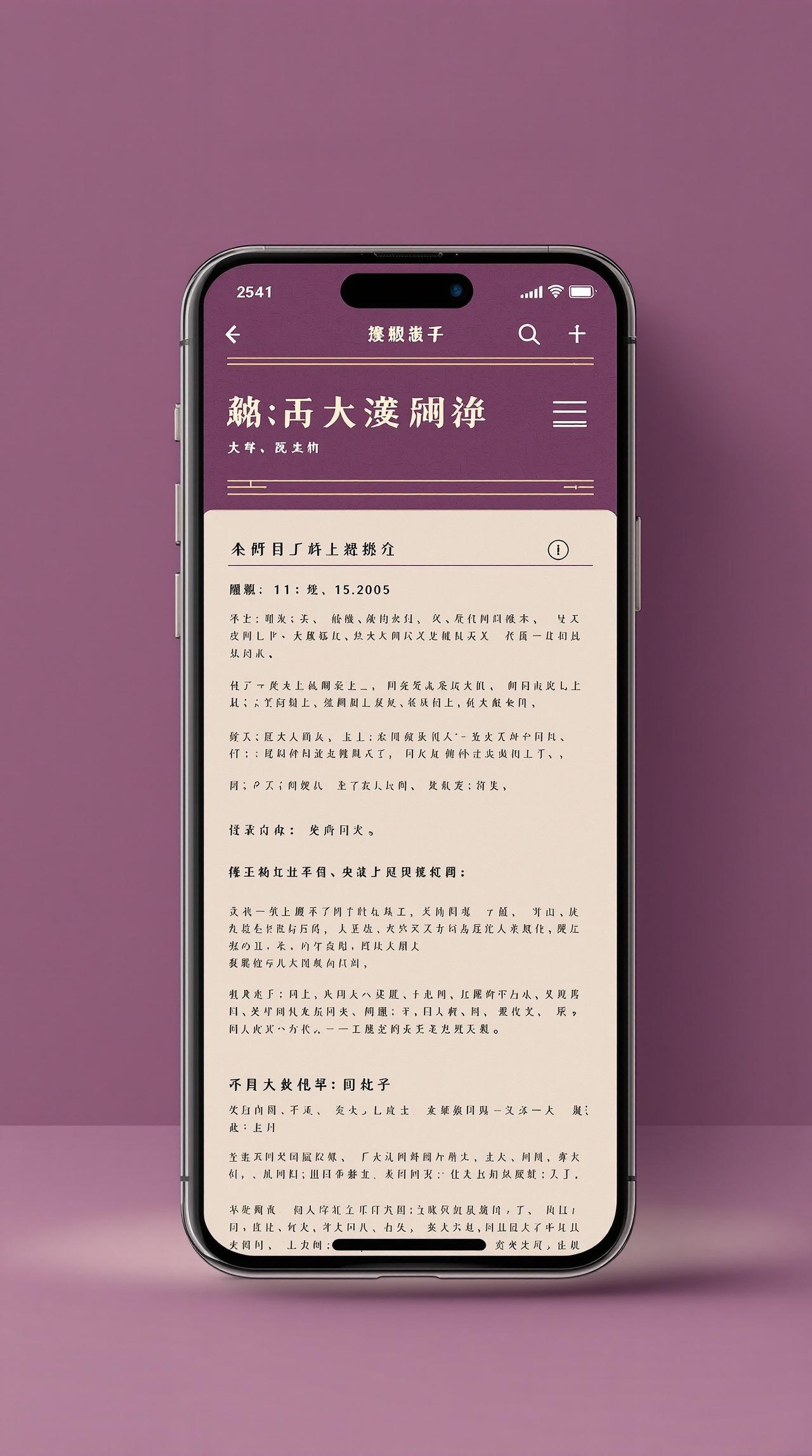 魅影TVAPP阅读界面